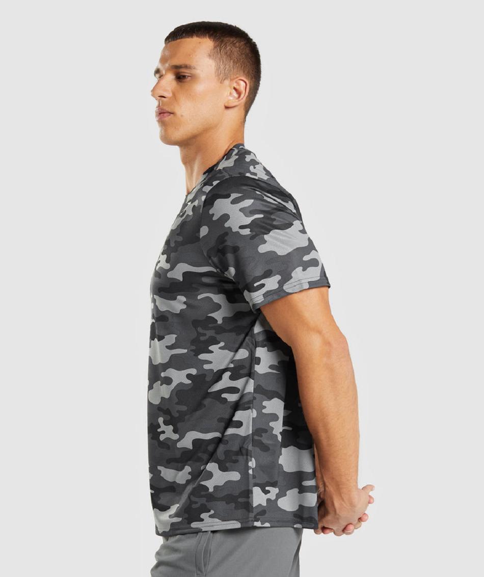 T Shirts Gymshark Arrival Hombre Gris | CO 3443NWY